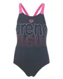 Maillot de bain Enfant GIRL S SWIMSUIT V BACK GRAPHIC Noir