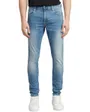 Jean Homme REVEND SKINNY Bleu Moyen Medium Indigo Aged
