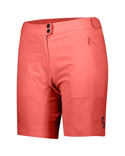 Short Femme ENDURANCE LS/FIT AVEC PAD Rouge clair