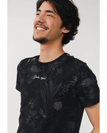 T-shirt manches courtes Homme BOTANICAL TS M Noir