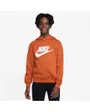 Sweat à capuche manche longue Enfant K NSW CLUB FLC HDY HBR Orange