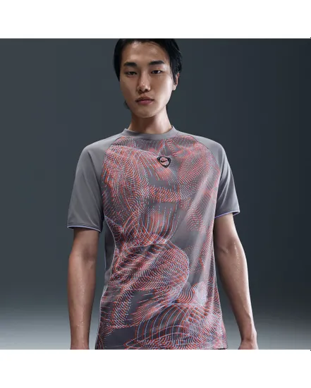 Maillot de football Homme M NK DF ACD+ TOP SS AOP Gris