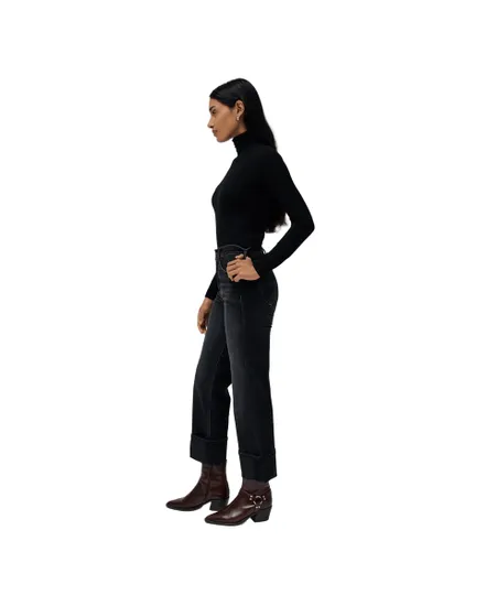 Jean Femme Faith Straight Black Denim