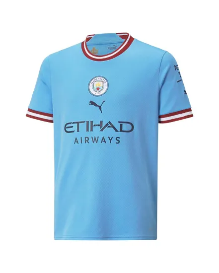 Maillot de supporter manches courtes Enfant MCFC HOME JSY REP JR Bleu Manchester