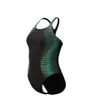 Maillot de bain Femme ECO+ DIG PLACEM MEDALIST BLA/GRN Noir