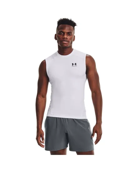 Débardeur Homme UA HG ARMOUR COMP SL Blanc