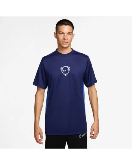 T-shirt de football Homme M NK DF ACD+ SS TOP GX HBR Bleu