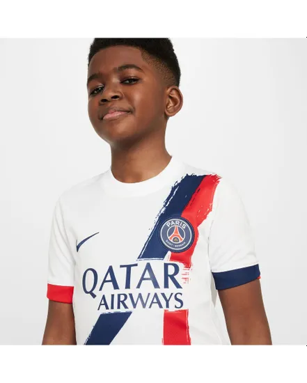 Maillot de football Enfant plus agé PSG Y NK DF JSY SS STAD AW Blanc