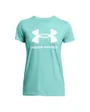 T-Shirt MC Femme UA W SPORTSTYLE LOGO SS Bleu