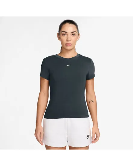 T-shirt Femme W NSW NK CHLL KNT MD CRP Vert