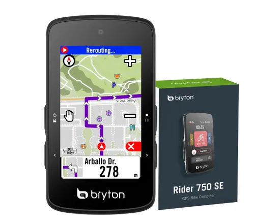 Compteur GPS de vélo RIDER 750 SE Noir