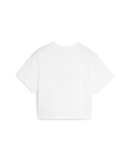 T-shirt Enfant G GIRLSLOG CROP TEE Blanc