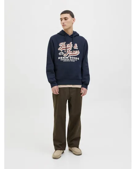 Sweat à capuche Homme JJELOGO SWEAT HOOD 2 COL 25/26 NOOS