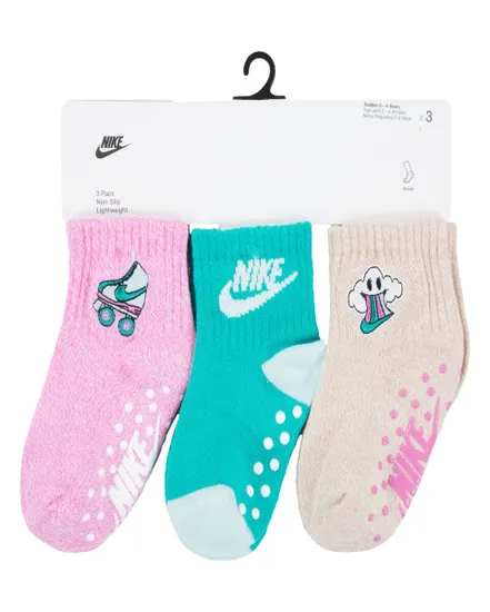 Lot de chaussettes Enfant N IS FOR NIKE INF/TOD ANKLE SOCK 3PK Multicolore