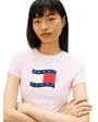 T-Shirt Femme TJW Slim Wavy Flag Tee