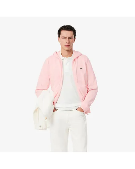 Sweat zip à capuche Homme MEN S FLEECE Rose