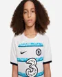 T-shirt Football manches courtes Enfant CFC Y NK DF STAD JSY SS AW Blanc Chelsea