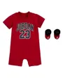 Set bébé 23 ROMPER et BOOTIE SET Rouge