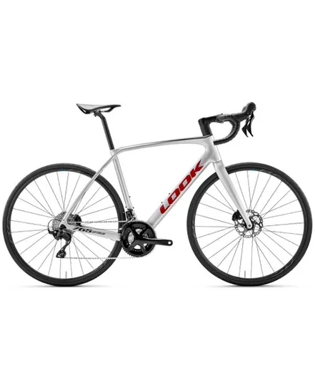 Vélo de route Unisexe 765 OPTIMUM SHIMANO 105 Argent/Rouge