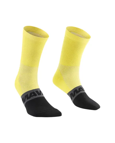 Chaussettes Unisexe AKSIUM MID Jaune/Carbone