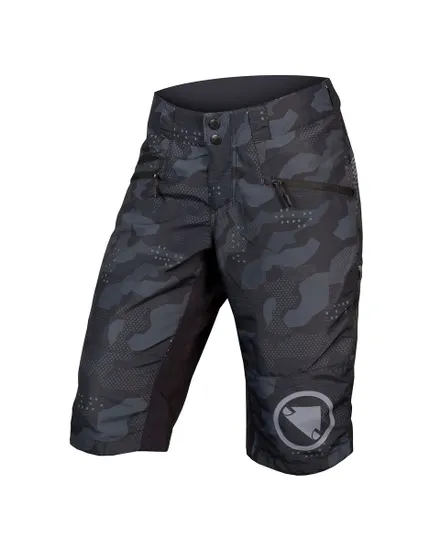 Short Femme SINGLETRACK II Noir Camo