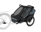 Remorque pour enfant 2 places CHARIOT CAB Gris