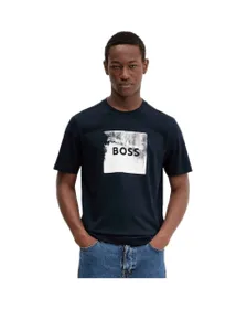 T-shirt col rond Homme TE WHEEL Bleu Foncé