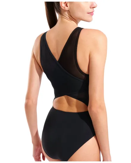 Maillot De Bain Une Pièce Femme Mesh Cross Back