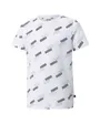 T-shit Manches Courtes de Football Enfant JR POWER AOP TEE Blanc