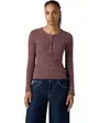Haut Femme Dry Goods Henley Waffle