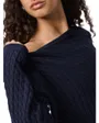 Pull Femme PCFia Maille Torsades Noos