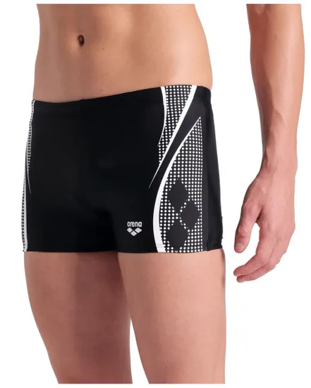 Short de bain Homme MEN S SWIM SHORT GRAPHIC Noir