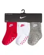 Lot 3 paires de chaussettes Enfant NHN CORE FUTURA GRIPPER Rouge