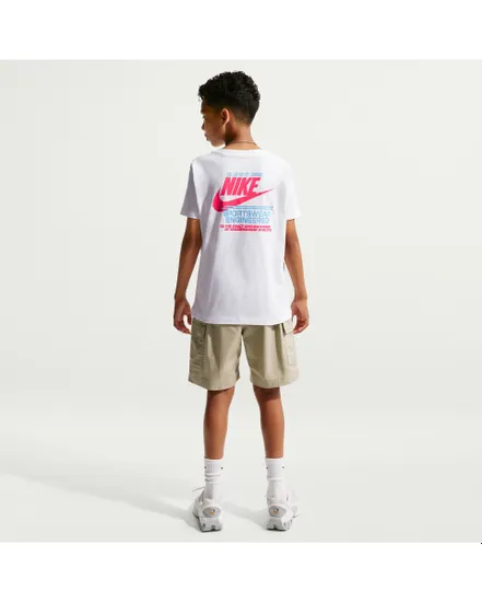T-shirt Garçon K NSW TEE BREAD Blanc