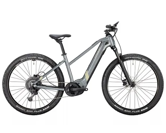 VTT électrique semi rigide Femme CAIRON S 2.0 625 TRAPEZE Gris/Sable