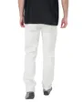 Jean Homme Denton Slim Straight Fit Blanc