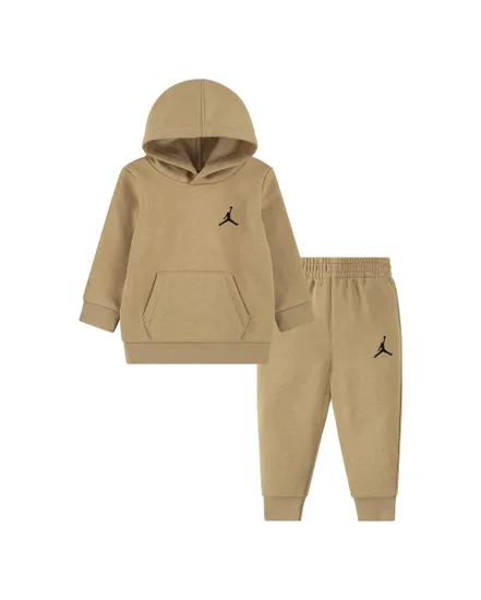 Ensemble sweat et pantalon Bébé garçon MJ ESSENTIALS FLC PO SET Beige