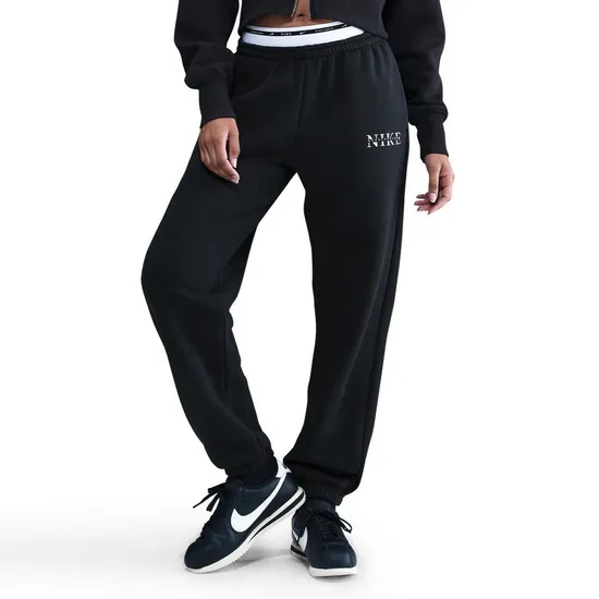 Pantalon de survetement Femme W NSW PHNX FLC HR PANT GLS Noir