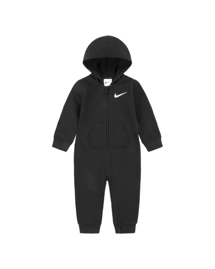 Combinaison Bébé NKN ESSENTIALS HOODED COVERALL Noir