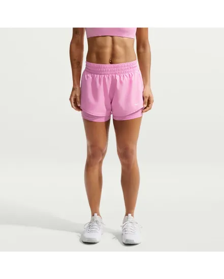 Short Femme W NK ONE DF MR 3IN 2N1 SHORT Rose