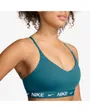 Brassière Femme W NK DF INDY LGT SPT BRA Bleu