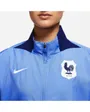 Veste de football Femme FFF W NK DF ANTHEM W Bleu
