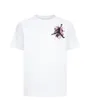 Tee-shirt MC Enfant plus âgé JDG FLORAL JUMPMAN SS TEE Blanc