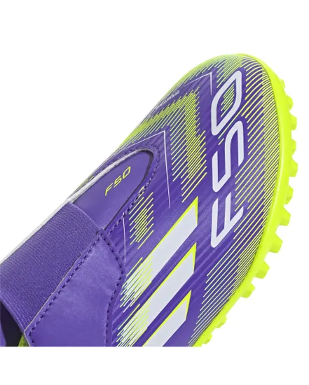 Crampons de football Homme F50 CLUB VEL TF J Violet