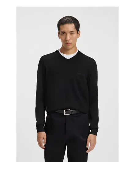 Pull col V Homme BARAM-L Noir