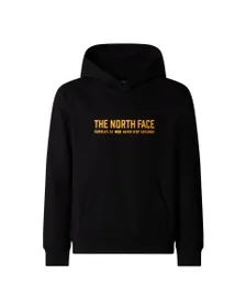 Sweat à capuche Enfant TEEN VARSITY GRAPHIC RELAXED HOODIE Noir