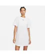 Robe Femme W NSW ESSNTL SS DRESS TSHRT Blanc