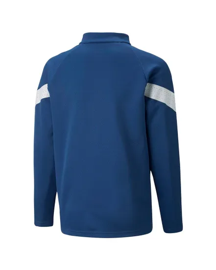 Haut d'entrainement manches longues Enfant OM TR 1/4 ZIP TOP JR Bleu