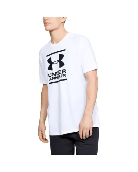 T-shirt de sport homme UA GL FOUNDATION SS T Blanc