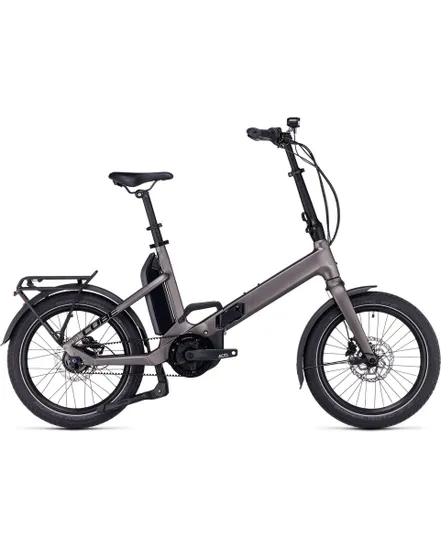 Vélo électrique pliant Unisexe FOLD HYBRID 500 Gris/Noir